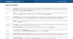 Desktop Screenshot of conversiondeunidades.com