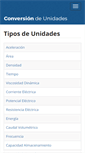 Mobile Screenshot of conversiondeunidades.com